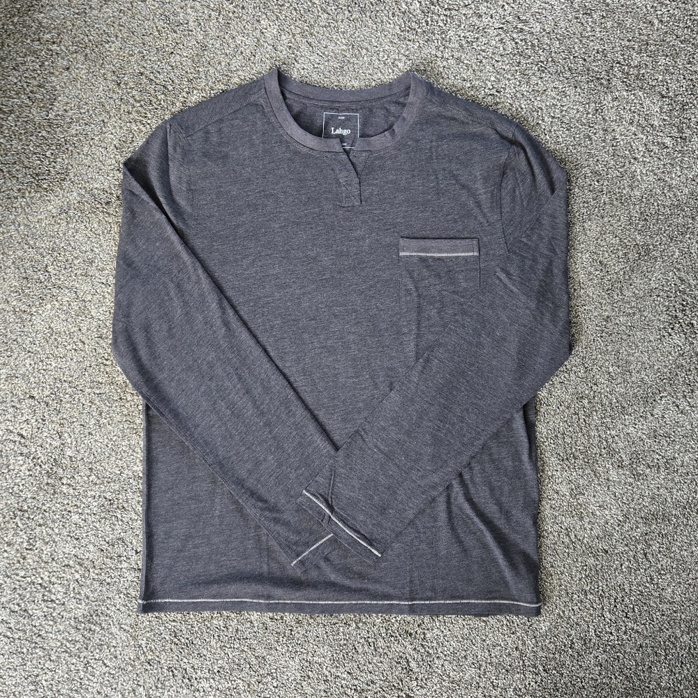 Lunya Lahgo Restore Long Sleeve Henley NEW